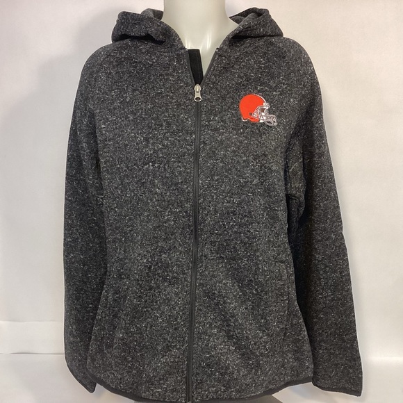 Cleveland Browns womens zip up hoodie made by G-III size XL - Picture 1 of 9